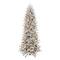 9ft. Pre-Lit Flocked Northern Fir Artificial Christmas Tree, Clear Incandescent Lights